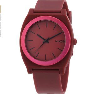 UNISEX Nixon Time Teller Dark Red Dial